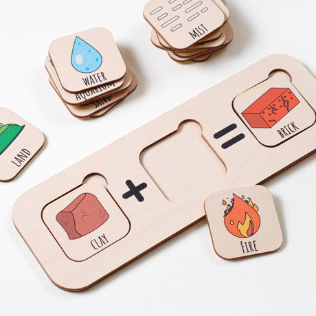 Educational wood toys, educational flash cards, educational toys, Montessori toys, toddler toys, gifts for kids toys and games, waldorf toys - FistikPuzzles